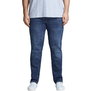 Jack&Jones PLUS Pánske džínsy Slim Fit JJITIM JJORIGINAL 12153646 Blue Denim 42/34