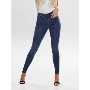 Blue Skinny Fit Jeans High Waist ONLY Royal