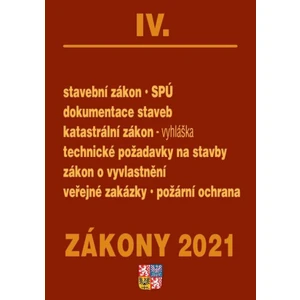 Zákony 2021 IV. Stavebnictví, půda