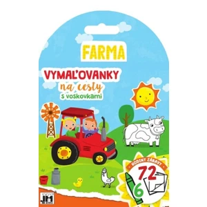 Vymaľovanky na cesty Farma -- s voskovkami [Papírenské zboží]