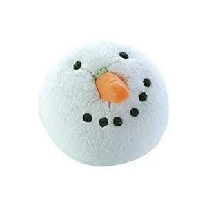 Bomb Cosmetics Šumivá koupelová bomba Sněhulák Chilly Willy (Bath Blaster ø 7,5 cm) 160 g