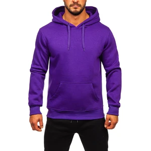 Costum de training cu glugă violet Bolf D002