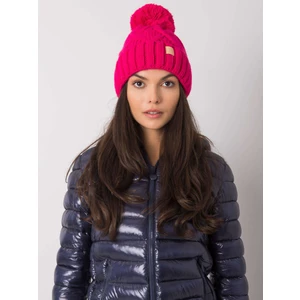 Pink insulated winter hat
