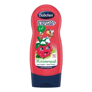 Bübchen Kids Shampoo & Shower šampón a sprchový gél 2 v 1 Himbeere 230 ml