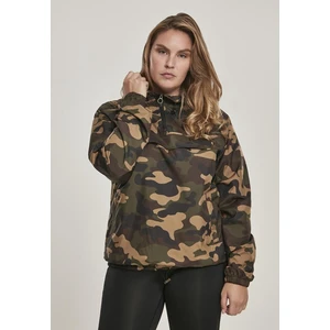 Ladies Camo Pull Over Jacket woodcamo