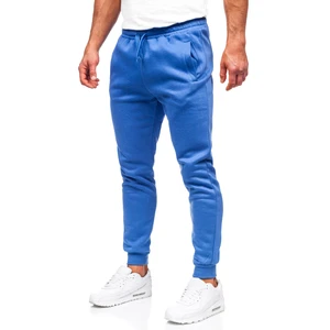 Pantaloni de trening bărbați albastru Bolf CK01