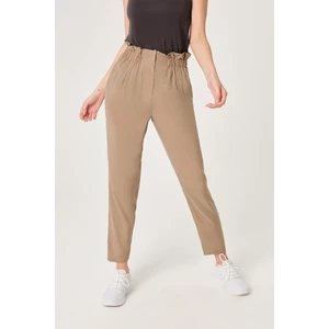 Dagi Mink Cupro Paperbag Trousers