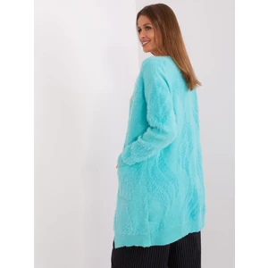 Mint pattern cardigan without fastening