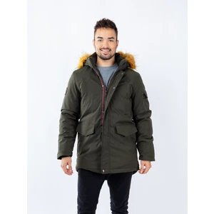 Men's winter parka GLANO - khaki