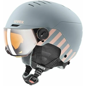 UVEX Rocket Junior Visor Rhino/Blush Mat 54-58 cm Sísisak