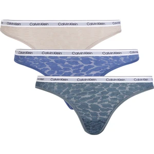 3PACK women's panties brazil Calvin Klein multicolor