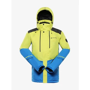 Men's ski jacket with ptx membrane ALPINE PRO ZARIB sulphur spring