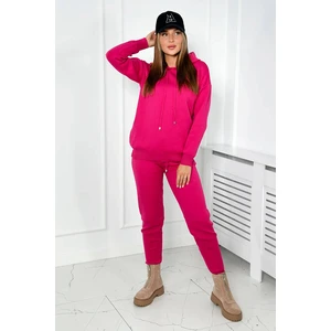 Sweater set Sweatshirt + Fuchsia pants