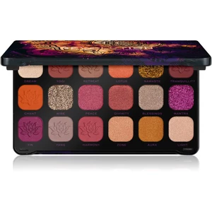 Makeup Revolution Forever Flawless paletka očných tieňov odtieň Good Vibes Spirituality 18 x 1.1 g