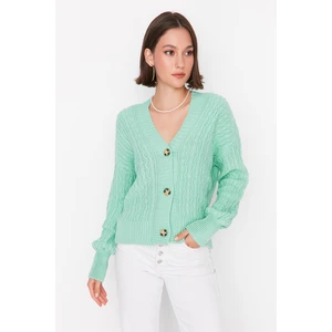 Trendyol Cardigan - Green - Regular fit