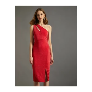 Koton Evening & Prom Dress - Red - Bodycon