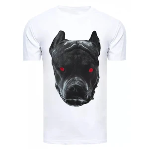 White men's T-shirt Dstreet