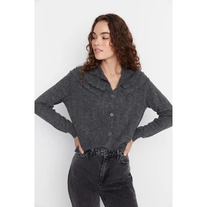 Trendyol Cardigan - Gray - Regular fit