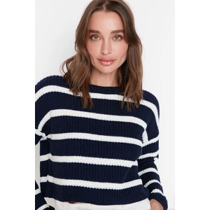 Trendyol Sweater - Navy blue - Regular fit