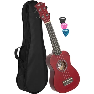 Cascha HH 3961 Ukulélé soprano Rouge