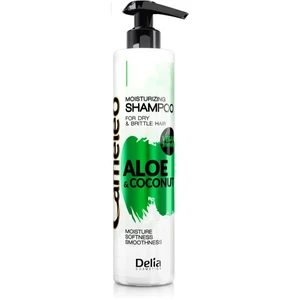 Delia Cosmetics Cameleo Aloe & Coconut hydratační šampon pro suché a křehké vlasy 250 ml