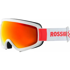 Rossignol Ace Hero White/Orange Red Mirror/Yellow Lyžiarske okuliare