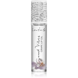 Lovely Good Vibes roll-on s krystaly na rty Grape Oil 6 ml