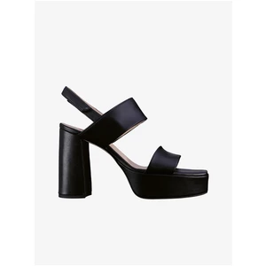 Black Leather High Heel Högl Cindy - Ladies