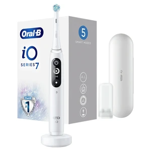 Oral B Elektická zubná kefka iO7 Series White Alabaster