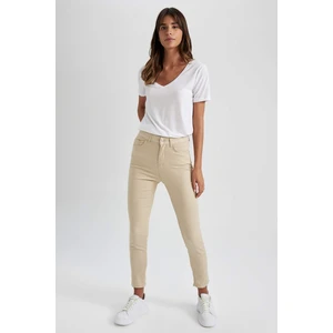 DEFACTO Rebeca Slim Fit High Waist Gabardine Trousers