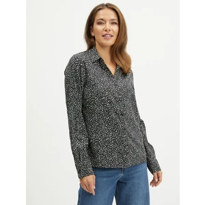 Black Ladies polka Dot Shirt JDY Caine - Ladies