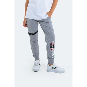 Slazenger Devan Kids Unisex Sweatpants Gray