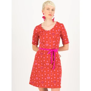 Red Women Patterned Dress Blutsgeschwister - Women