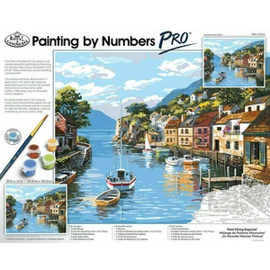 Royal & Langnickel Malowanie po numerach Wioska na wodzie