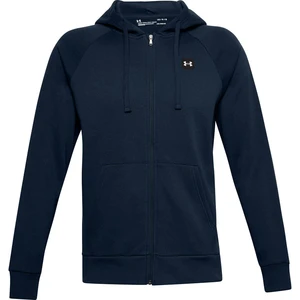 Pánská mikina Under Armour Rival Fleece FZ Hoodie  Academy  XL