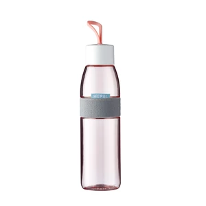 Różowa butelka na wodę Rosti Mepal Ellipse, 500 ml