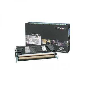 Lexmark C5200KS, black, 1500 str., return, C530 originálny toner