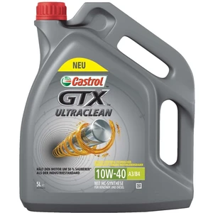 Motorový olej Castrol GTX ULTRACLEAN 10W40 A3/B4 5L