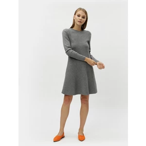 Vero Moda Dámske šaty VMNANCY 10206027 Medium Grey Melange M