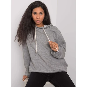 Women's gray hoodie