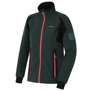 Women's softshell jacket HUSKY Scooby L black-green