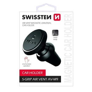 Mágneses tartó Swissten S-Grip M9 szellőzőbe, Black