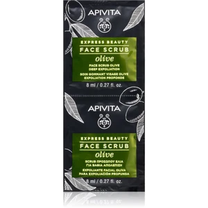 Apivita Express Beauty Olive intenzivní čisticí peeling na obličej 2 x 8 ml