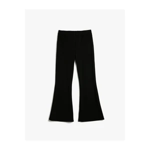 Koton Pants - Black - Wide leg