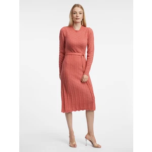 Women's brick sweater dress with wool blend ORSAY