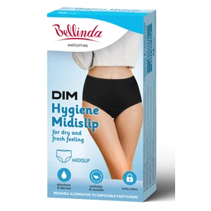 Bellinda <br />
HYGIENE MIDISLIP - Women's hygiene panties with higher waist - black