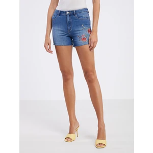 Blue Women's Denim Shorts CAMAIEU - Women