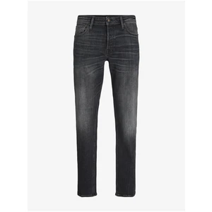 Black Mens Straight fit Jeans Jack & Jones Mike - Men