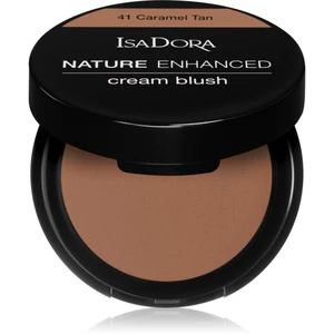 IsaDora Nature Enhanced Cream Blush kompaktní tvářenka se štětcem a zrcátkem odstín 41 Caramel Tan 3 g