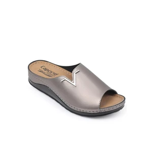 Capone Outfitters Mules - Gray - Flat